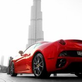 Ferrari z tyłu Ferrari z tyłu